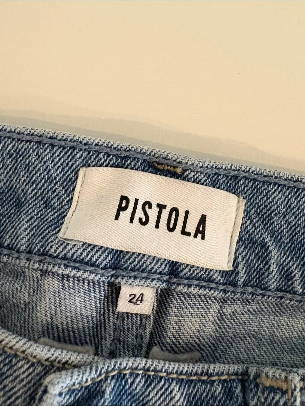 Pistola || Ally High Rise Vintage Ankle Boot Jeans in Wayfarer Vintage Blue 24